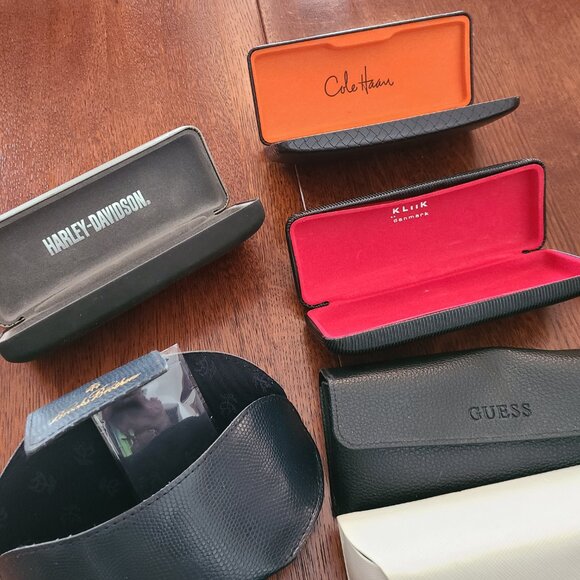 Designer Lot of 18 Eyeglass Sunglass Cases Hard and Soft main image 14